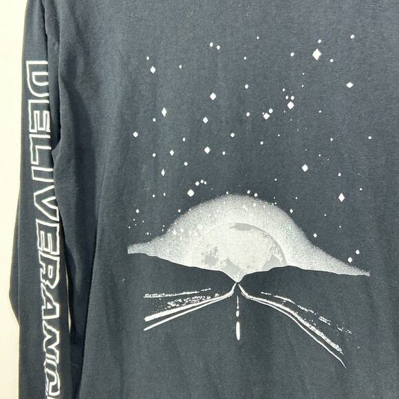 Agora Deliverance Long Sleeve T-Shirt Highway Moon Stars Print Size M - Picture 4 of 5